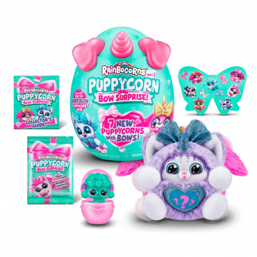 9269 Игровой набор Rainbocorns сюрприз в яйце  Puppycorn  Bow Surprise в асс.