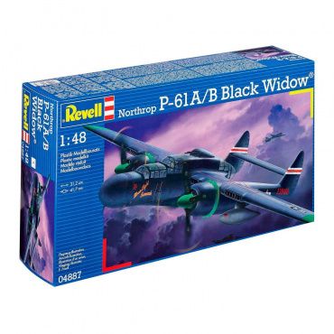 04887 Самолёт Истребитель P-61B Black Widow