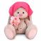 SidS-358 Игрушка мягконабивная Зайка Ми с букетом (малый)