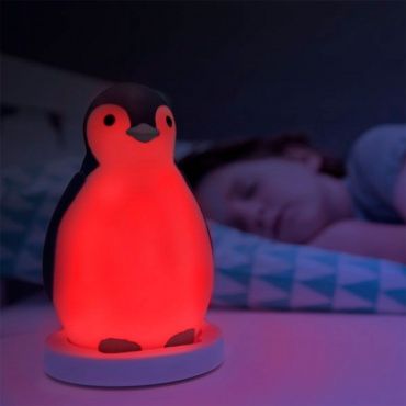ZA-PAM-01 Беспроводная колонка+будильник+ночник пингвинёнок Пэм (PAM) Цвет: серый 0+
