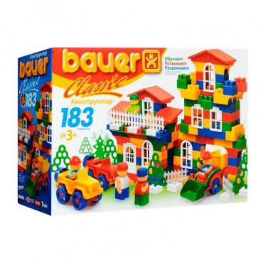 198 Игрушка. Конструктор Bauer серии Classic 183 эл. (в коробке) 