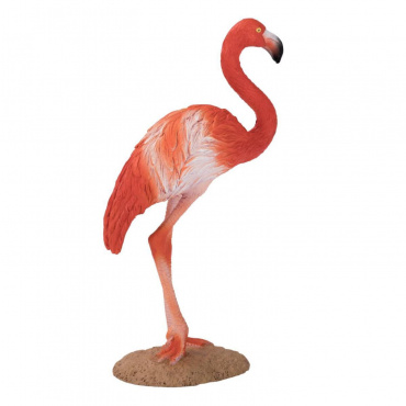 AMW2062 Игрушка. Фигурка животного "Красный фламинго"