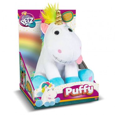 91818 Игрушка Club Petz Единорог Puffy интерактивный, со звуковыми эффектами