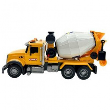 FT1202613 Игрушка "Городская техника" желт. фрикц. машина бетоносмеситель,32см, свет, зв, Funky Toys FT1202613 Игрушка "Городская техника" желт. фрикц. машина бетоносмеситель,32см, свет, зв, Funky Toys