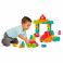 FWK22 Конструктор Mega Bloks Обучающий поезд Алфавит, 50 деталей из серии First builders
