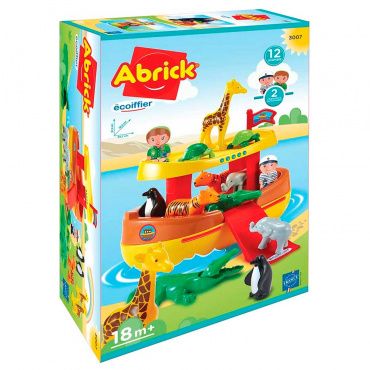 3007 Конструктор Ноев Ковчег Abrick с 12 животными и 2 фигурками