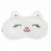 Т20889 Lukky Fashion маска для сна Кошечка белая, 24,6х14,6, пакет