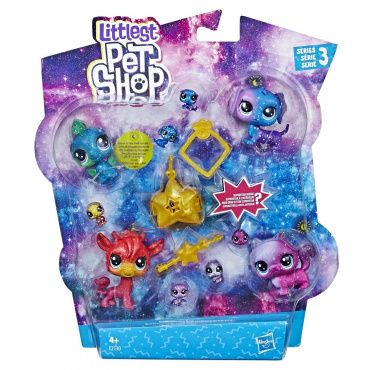 E2130 Набор игрушек Littlest Pet Shop 11 космических Петов