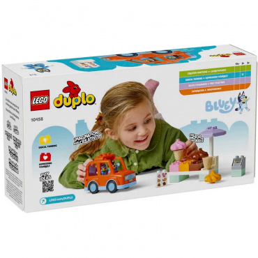 10458 Конструктор Дупло "Поездка за мороженым с Bluey" 10458 Конструктор Дупло "Поездка за мороженым с Bluey"