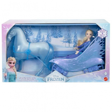 JBG56 Кукла Disney Frozen "Эльза и лошадь Нокк с каретой" JBG56 Кукла Disney Frozen "Эльза и лошадь Нокк с каретой"