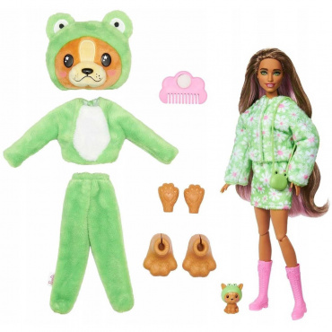 HRK22/HRK24 Кукла Barbie Cutie Reveal Собака-лягушка
