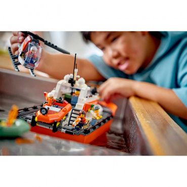 60504 Конструктор Сити "Спасательный катер и вертолет береговой охраны" 60504 Конструктор Сити "Спасательный катер и вертолет береговой охраны"