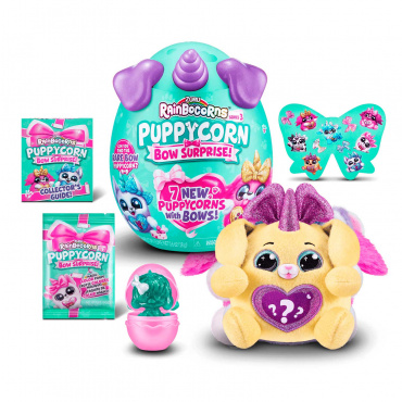 9269 Игровой набор Rainbocorns сюрприз в яйце  Puppycorn  Bow Surprise в асс.