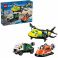 60505 Конструктор Сити "Самолет, сервисный грузовик и судно на воздушной подушке"