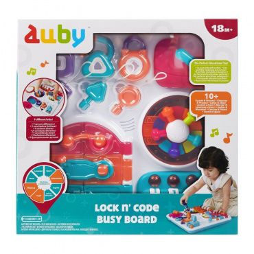 40739 Интерактивная игрушка Бизиборд, свет и звук. TM Auby