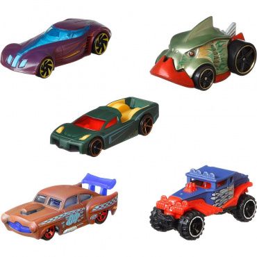 GMY09 Игрушка Hot Wheels Набор машин, меняющих цвет (5 шт)