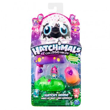 19131-F Игровой набор Hatchimals домик-гнездо со светом Лес