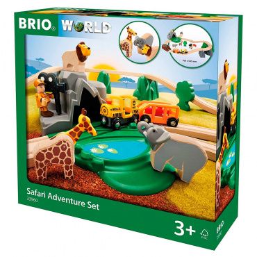 33960 BRIO Игровой набор Сафари, 26 элементов 69,8х54,6х9 см., кор. 34,5х34,5х12 см.