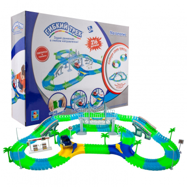 Т10556 Игрушка. Гибкий трек "Мегаполис" 216 дет.