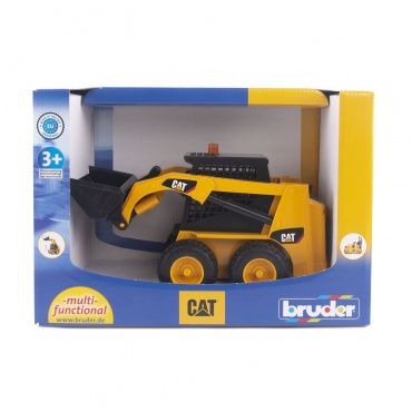 02481 Игрушка из пластмассы Bruder Мини-погрузчик Caterpillar