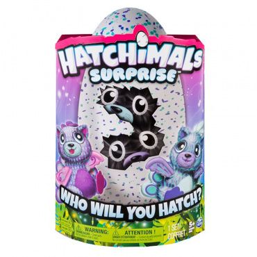 19110-PURP Игрушка Hatchimals сюрприз - близнецы интерактивные питомцы, вылупляющиеся из яйца