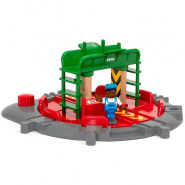 33476 BRIO Игрушка Переключаемый перекрёсток с 7 направлениями,с фигуркой,кор.