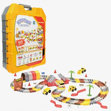 Т20868 Игрушка. Гибкий трек "Стройплощадка" 262 дет. 