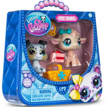 00708_LPS Игровой набор "Пара друзей" Пикник у коттеджа (2 фигурки: Колли и Овечка)