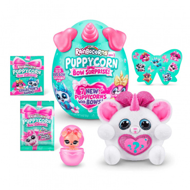 9269 Игровой набор Rainbocorns сюрприз в яйце  Puppycorn  Bow Surprise в асс.