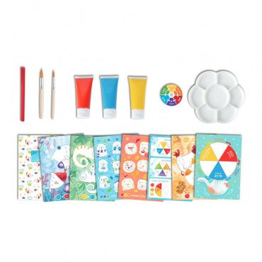 E1069_HP Игровой набор для творчества и рисования "Микс цветов" с палитрой для смешивания красок