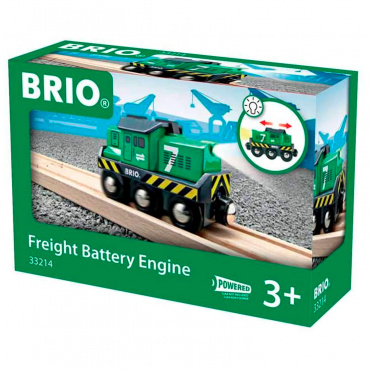 33214 BRIO Игрушка Локомотив, свет, 9х3,6х5см, на бат.1хАА (не вх.в наб.)