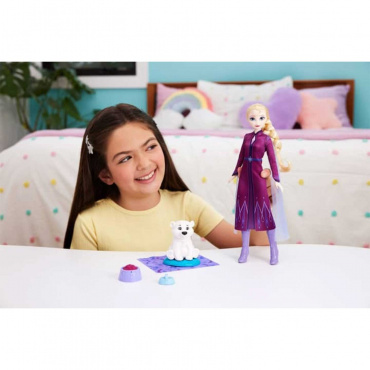 JFG16 Игрушка. Кукла Disney Frozen "Эльза с медведем и аксессуарами" JFG16 Игрушка. Кукла Disney Frozen "Эльза с медведем и аксессуарами"