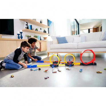 HDR83 Игровой набор Hot Wheels Экшн Автотрек Гонка с петлями HDR83 Игровой набор Hot Wheels Экшн Автотрек Гонка с петлями