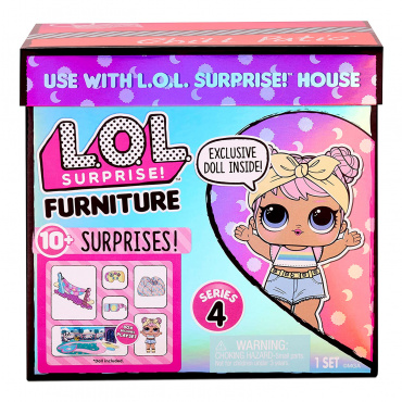 572633 Набор LOL Surprise Furniture с куклой Dawn и мебелью серия 4