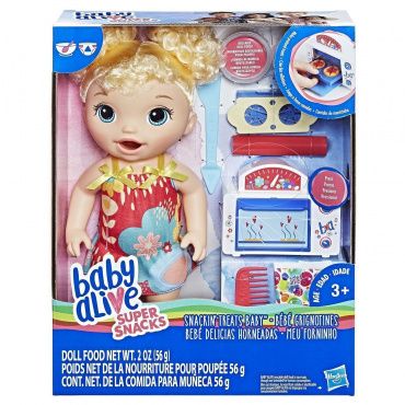 E1947 Игрушка Baby Alive Кукла "Малышка и еда"