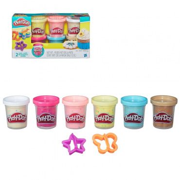 B3423 Игровой набор Play-Doh 6 баночек с конфетти