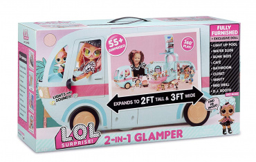 559771 Автобус Glamper с куклой LOL Surprise c 55 сюрпризами