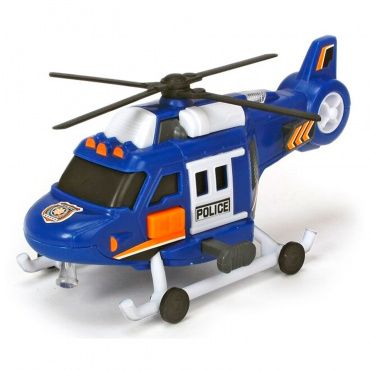 3302016 Игрушка. Спасательный вертолёт на бат. (свет, звук) 18 см