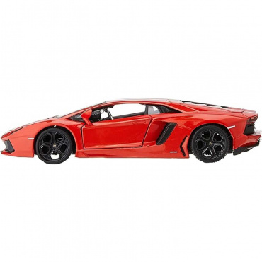 31210 Машинка die-cast Lamborghini Aventador LP 700-4, 1:24, оранжевая, открывающиеся двери