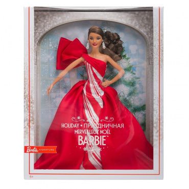 FXF03 Коллекционная кукла Barbie Праздничная кукла брюнетка 2019