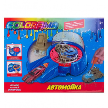 YYL563838 Игровой набор COLORAMA автомойка гоночных автомобилей
