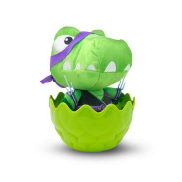 SK017A1 Игрушка мягконабивная динозавр 22 см «Crackin'Eggs» в яйце. Серия Ниндзя