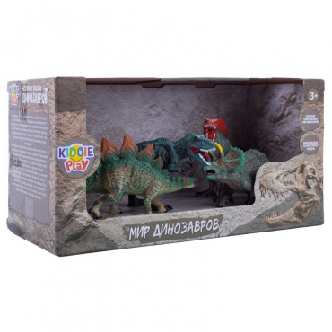 12631 Игровой набор "Фигурки динозавров" KiddiePlay