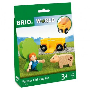 33875 BRIO Игровой набор "Девочка на ферме",4 эл.,кор.15х20х5,5 см