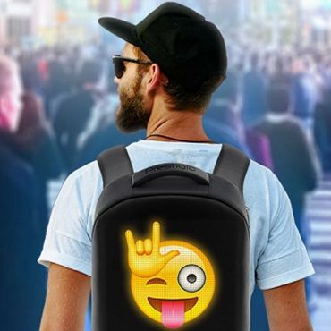 PBLED122BK Рюкзак для ноутбука Prestigio LEDme Backpack чёрный