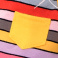 Ks22-147 Игрушка мягконабивная Басик в полосатой футболке с карманом