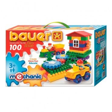 188 Игрушка. Конструктор Bauer серии Mechanic 100 эл. Fairy House 