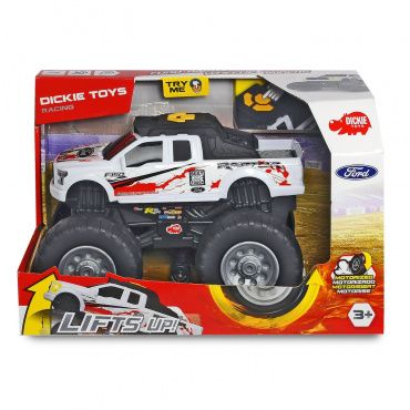 3764012 Игрушка Рейсинговый монстр-трак Ford Raptor моторизированный на бат. (свет, звук), 25 см