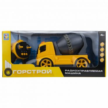 Т16953 Игрушка 1toy Горстрой экскаватор р/у (23 см, 27МГц, на батарейках, свет, звук, коробка)