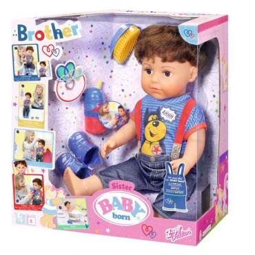 825365 Игрушка BABY born Кукла Братик, 43 см, кор.